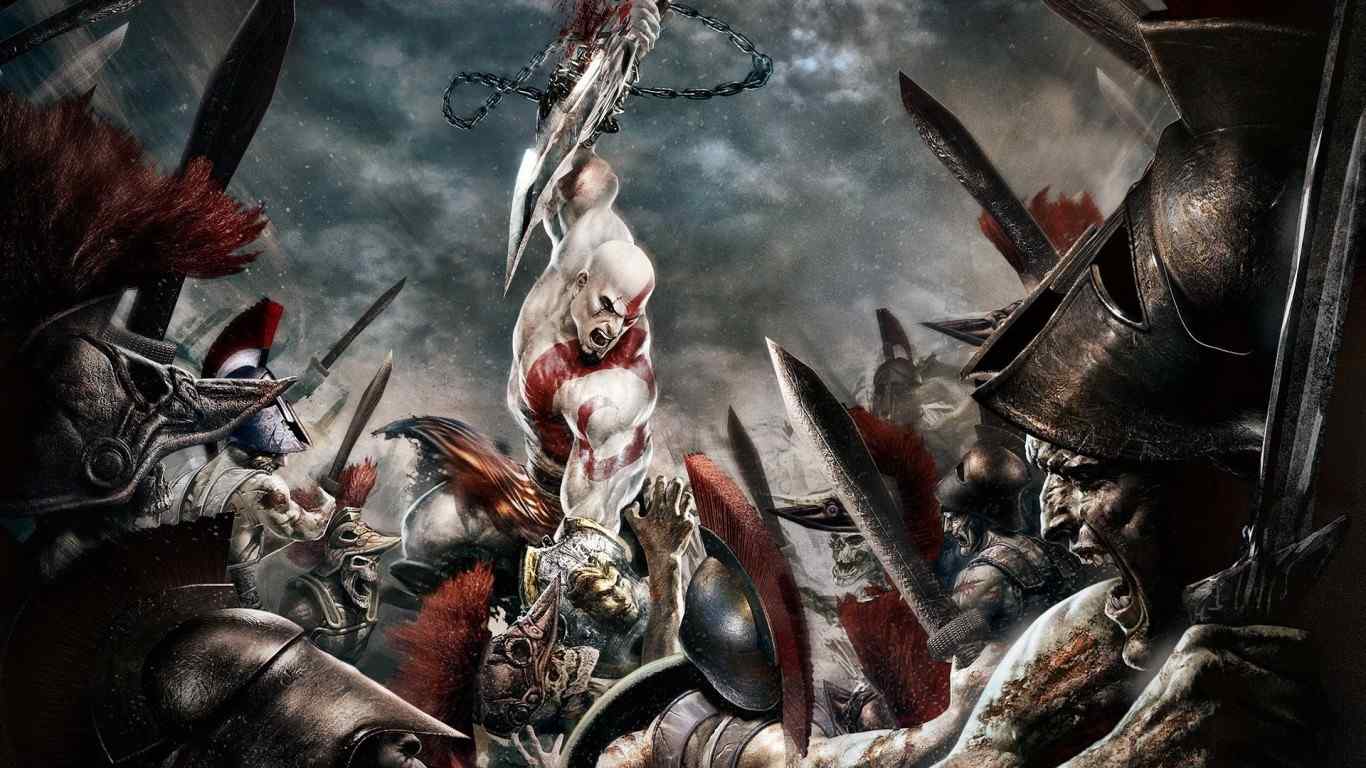 战神2：圣剑神罚游戏之凶残的战斗桌面壁纸