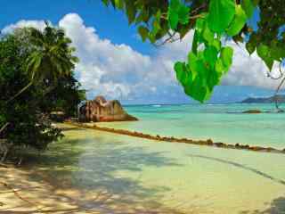 塞舌尔海岛高清风景桌面壁纸之夏季风光