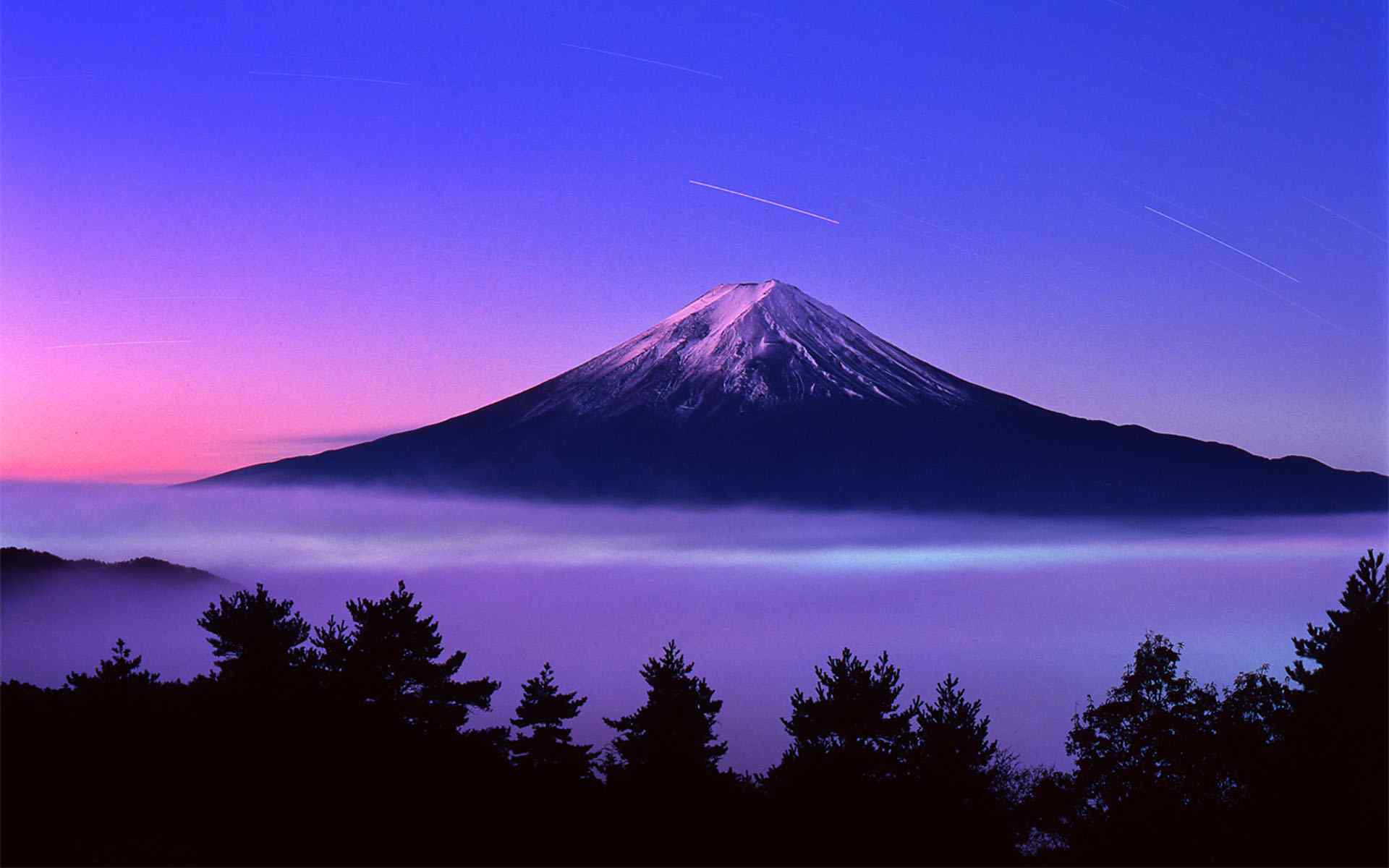 唯美富士山高清电脑风景壁纸