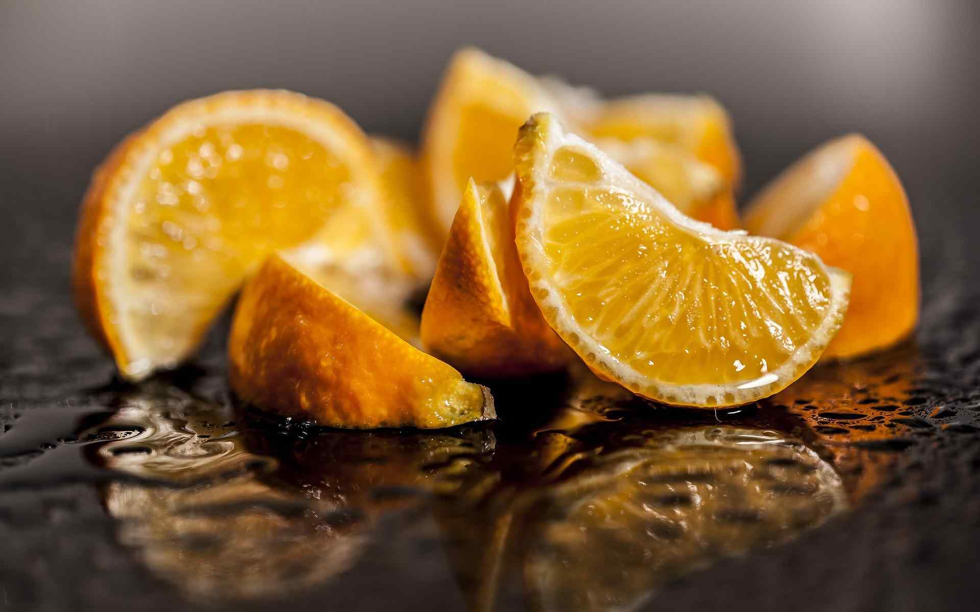 鲜果橙子电脑桌面壁纸