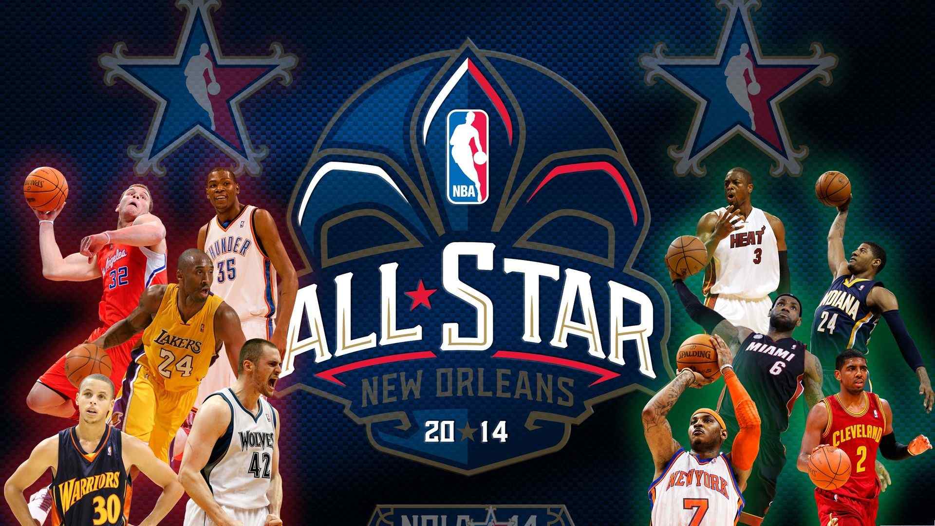 2014年NBA全明星赛宽屏电脑桌面壁纸