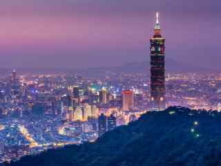 台湾著名建筑台北101大楼高清建筑风光桌面壁纸(二)