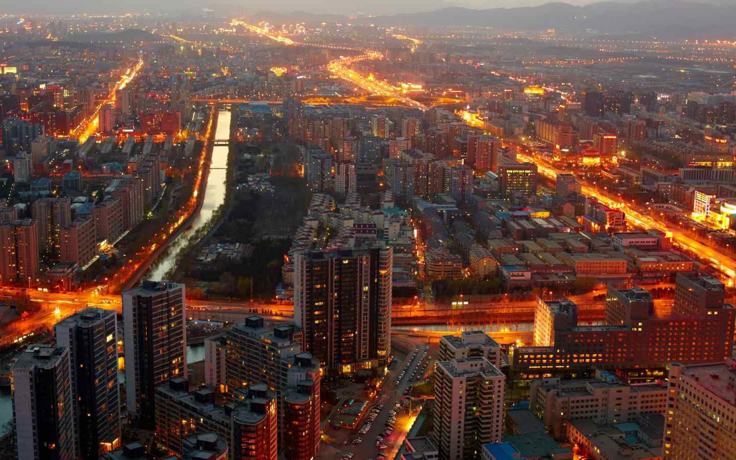 好看的中国城市魅力夜景风景高清电脑桌面壁纸第一辑