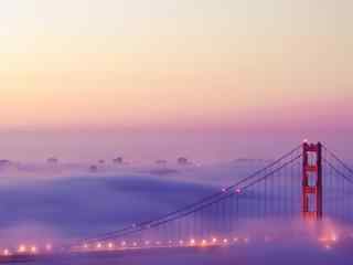 美丽的美国旧金山金门大桥风景图片电脑桌面壁纸高清 第一辑