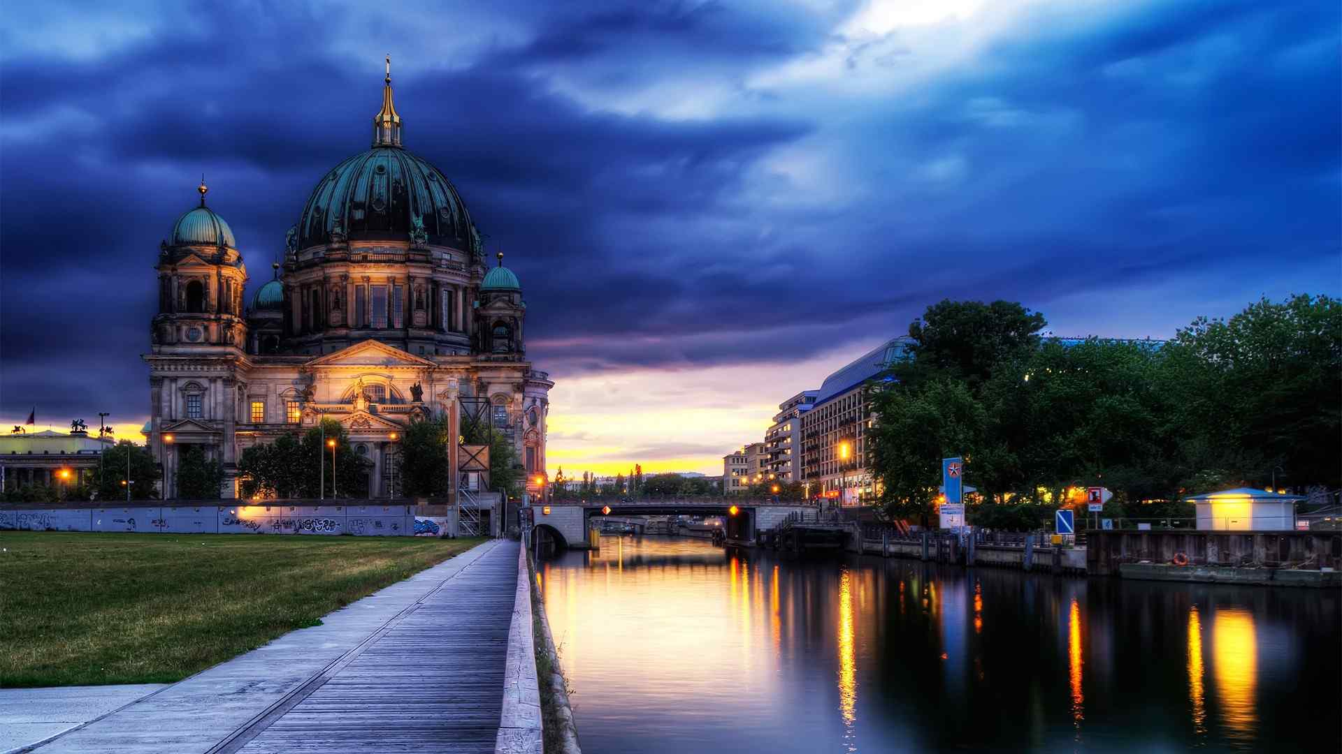 美丽的德国首都柏林旅游景点风景图片电脑桌面壁纸高清  第一辑