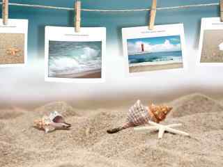 唯美意境的大海美丽风景沙滩图片电脑桌面壁纸第二辑