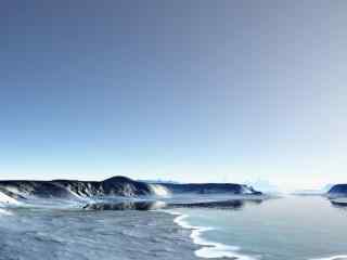 壮观南极洲唯美的