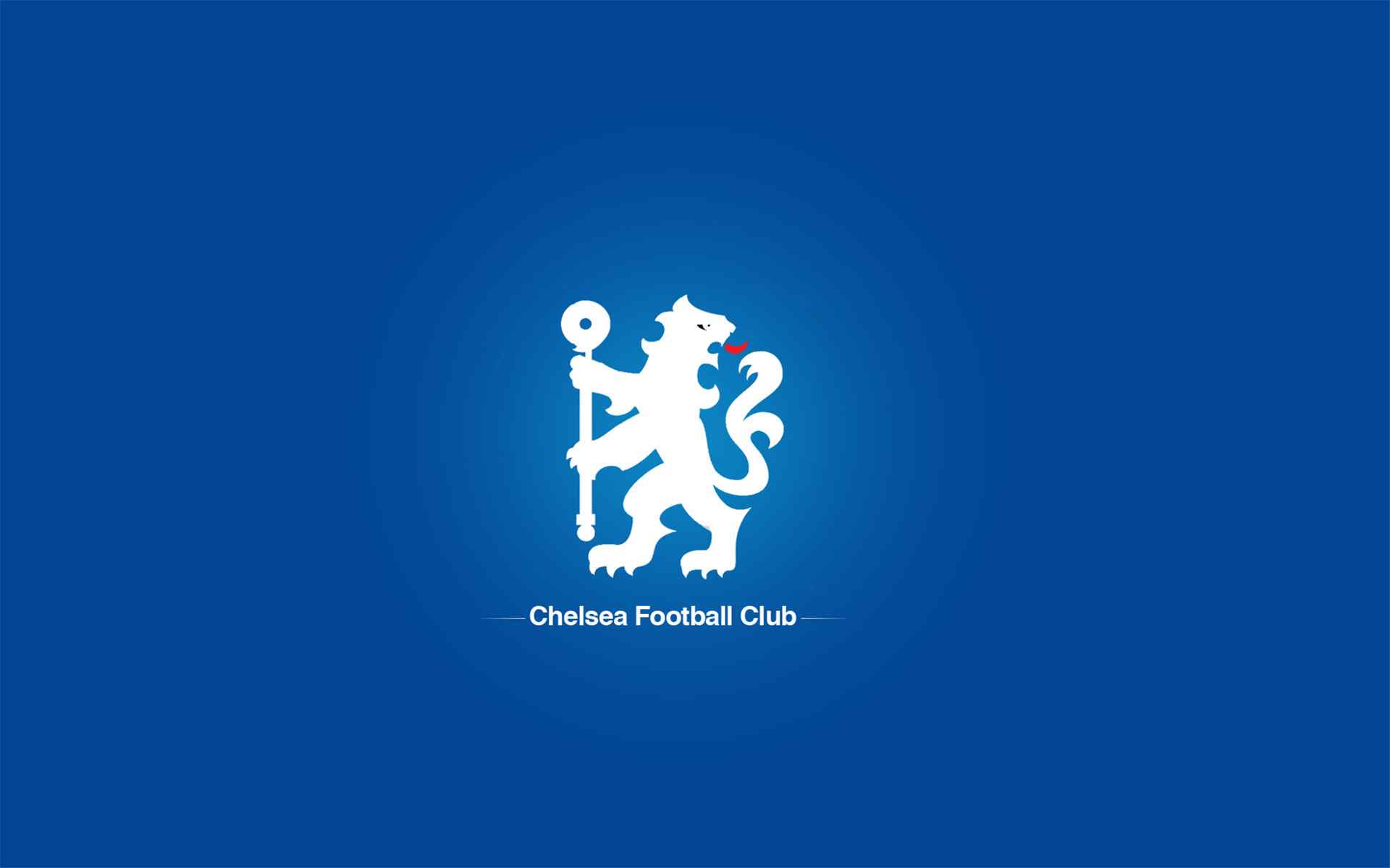 蓝军切尔西足球俱乐部创意设计队徽桌面壁纸(一)