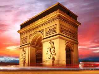 法国巴黎凯旋门高