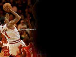 NBA球星德里克·罗斯桌面壁纸