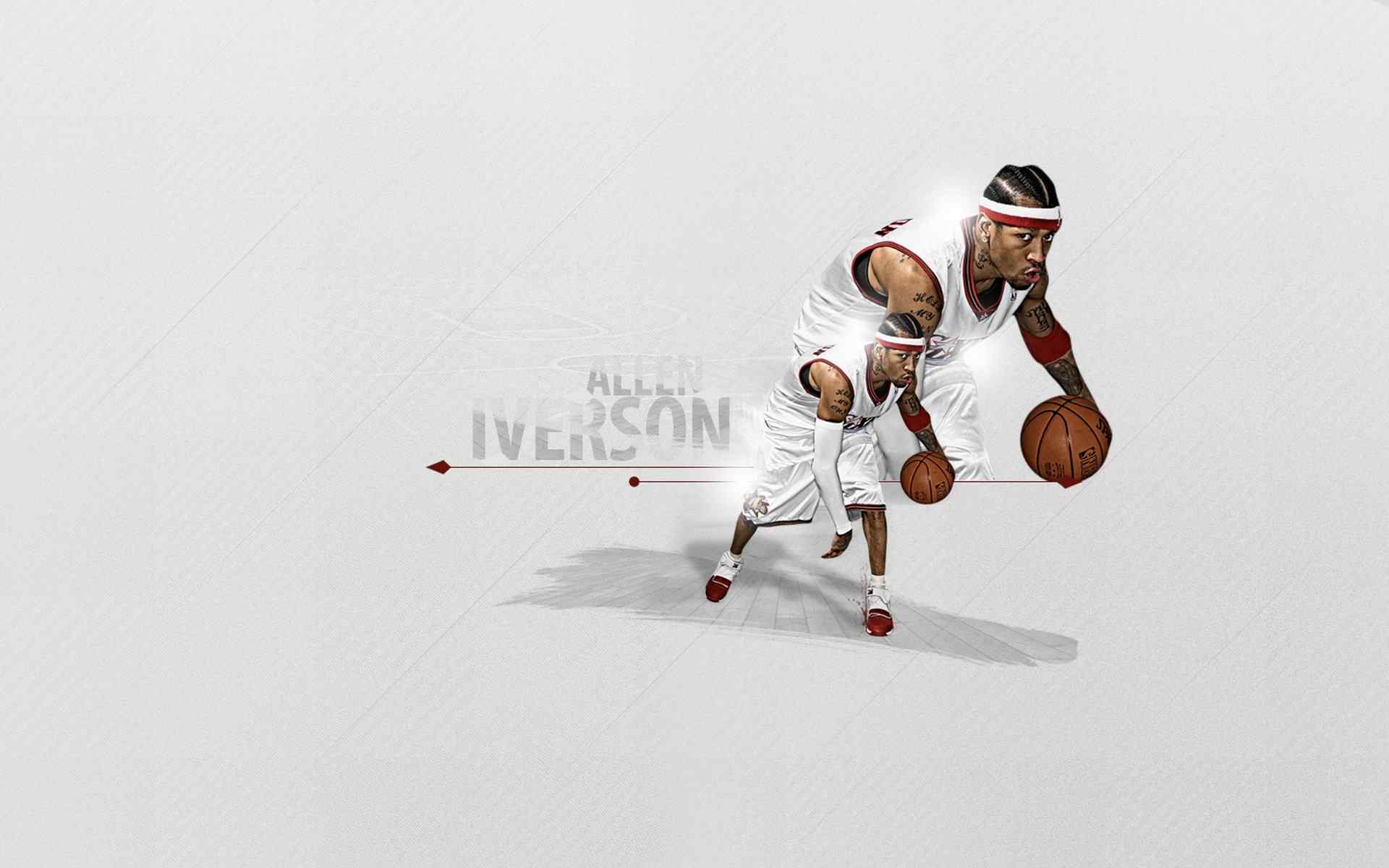 NBA球星艾弗森桌面壁纸