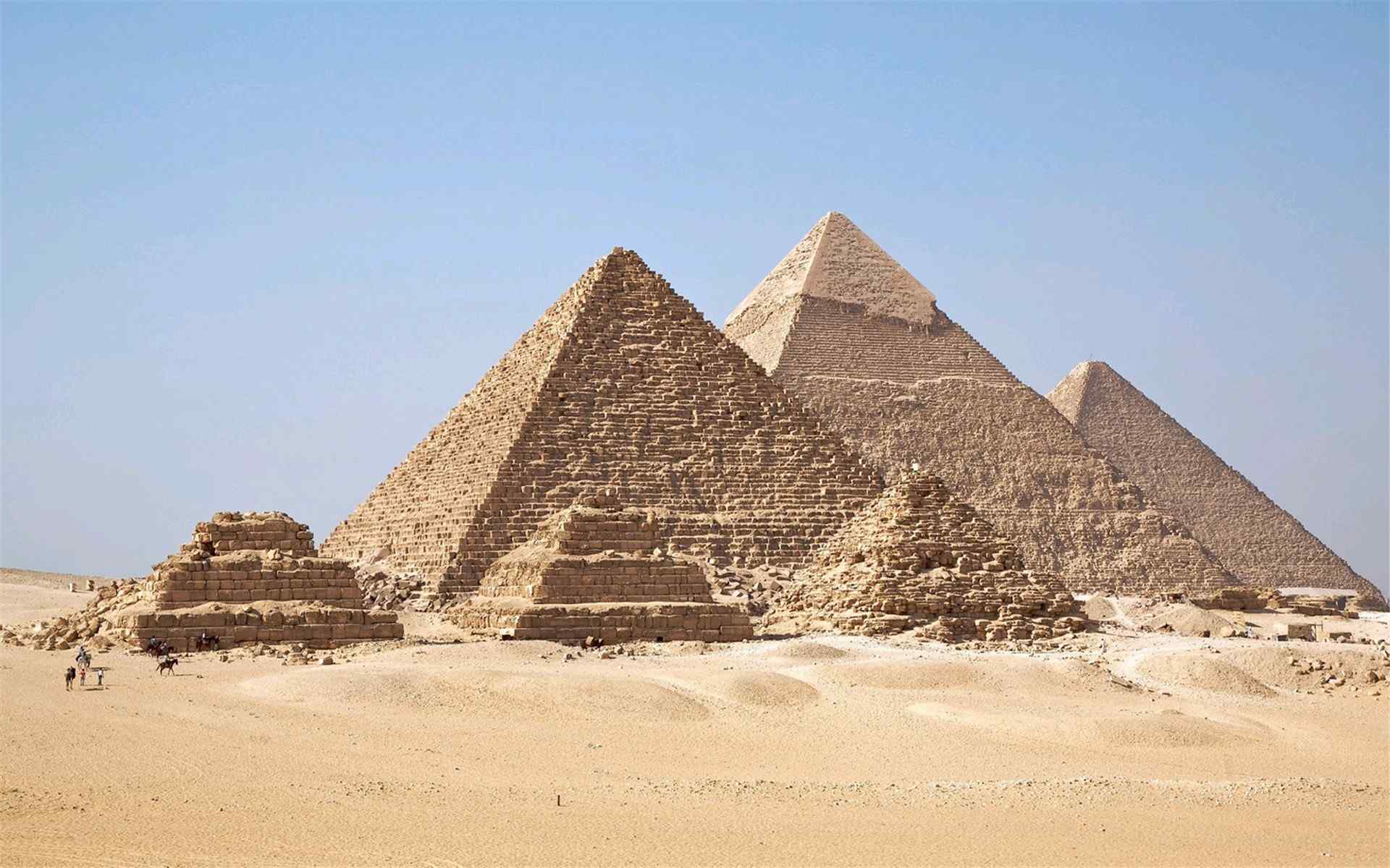 旅游胜地埃及金字塔高清桌面壁纸