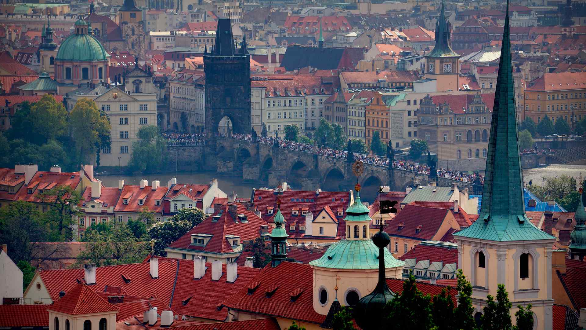 欧洲古城保护的最好的城市布拉格古堡壁纸