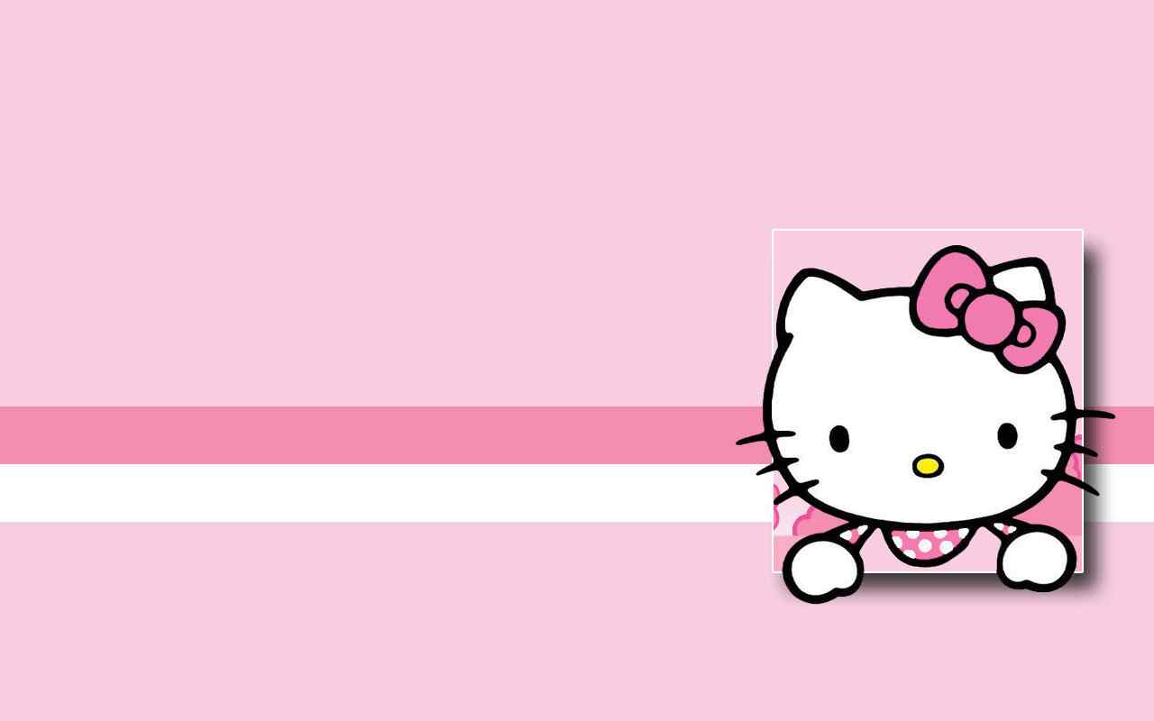 粉色Kitty猫壁纸