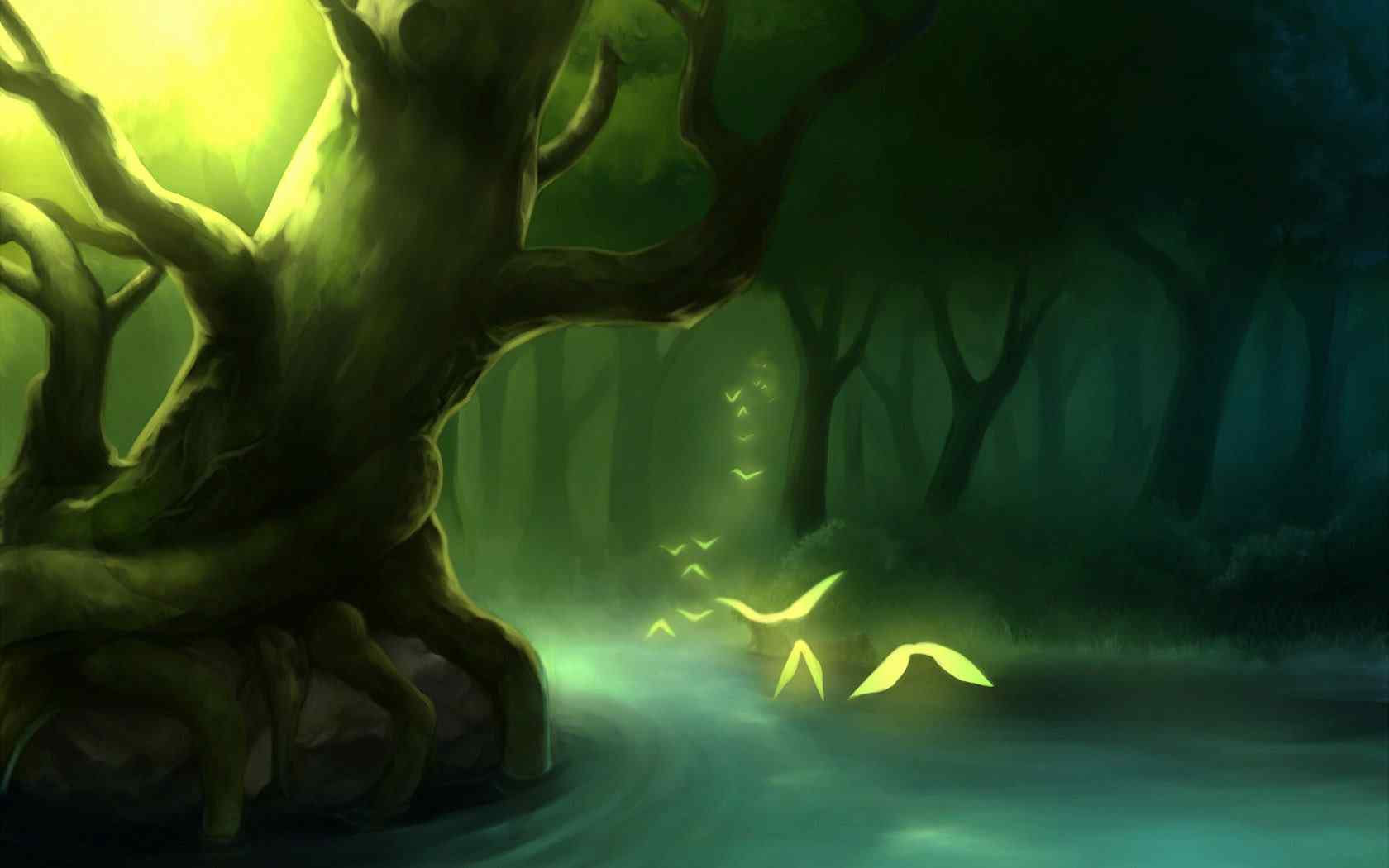 童话山林风景壁纸