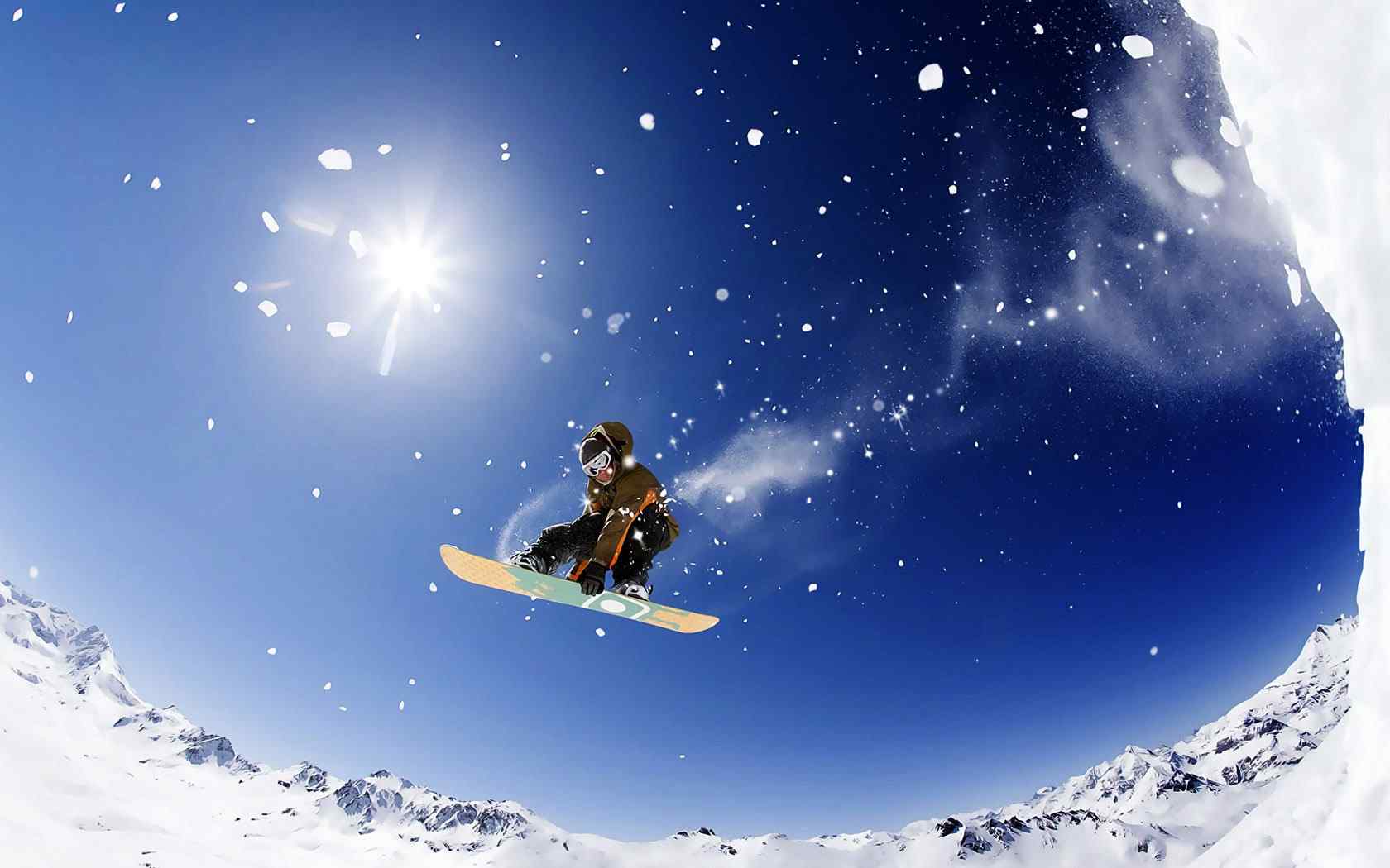 滑雪少年动漫壁纸