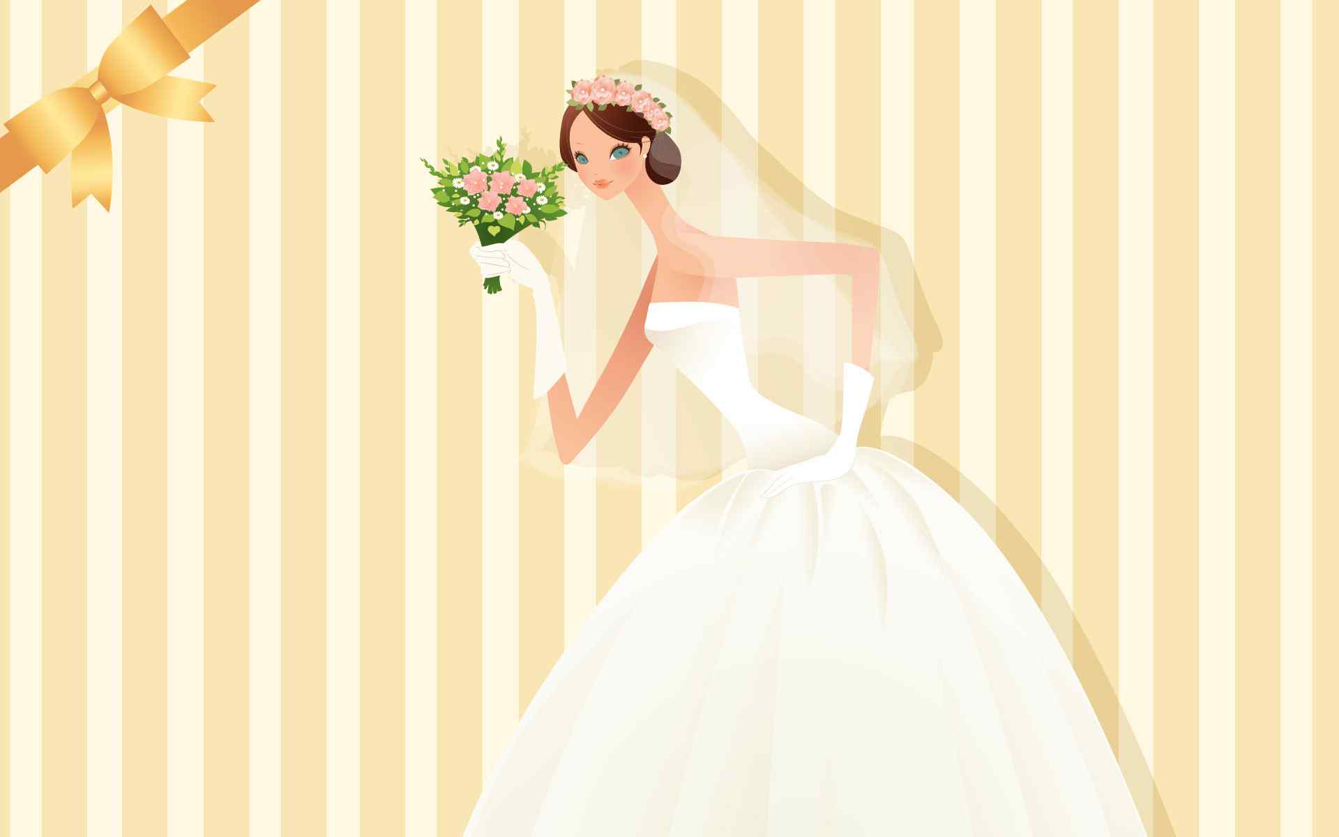 漂亮新娘动漫壁纸