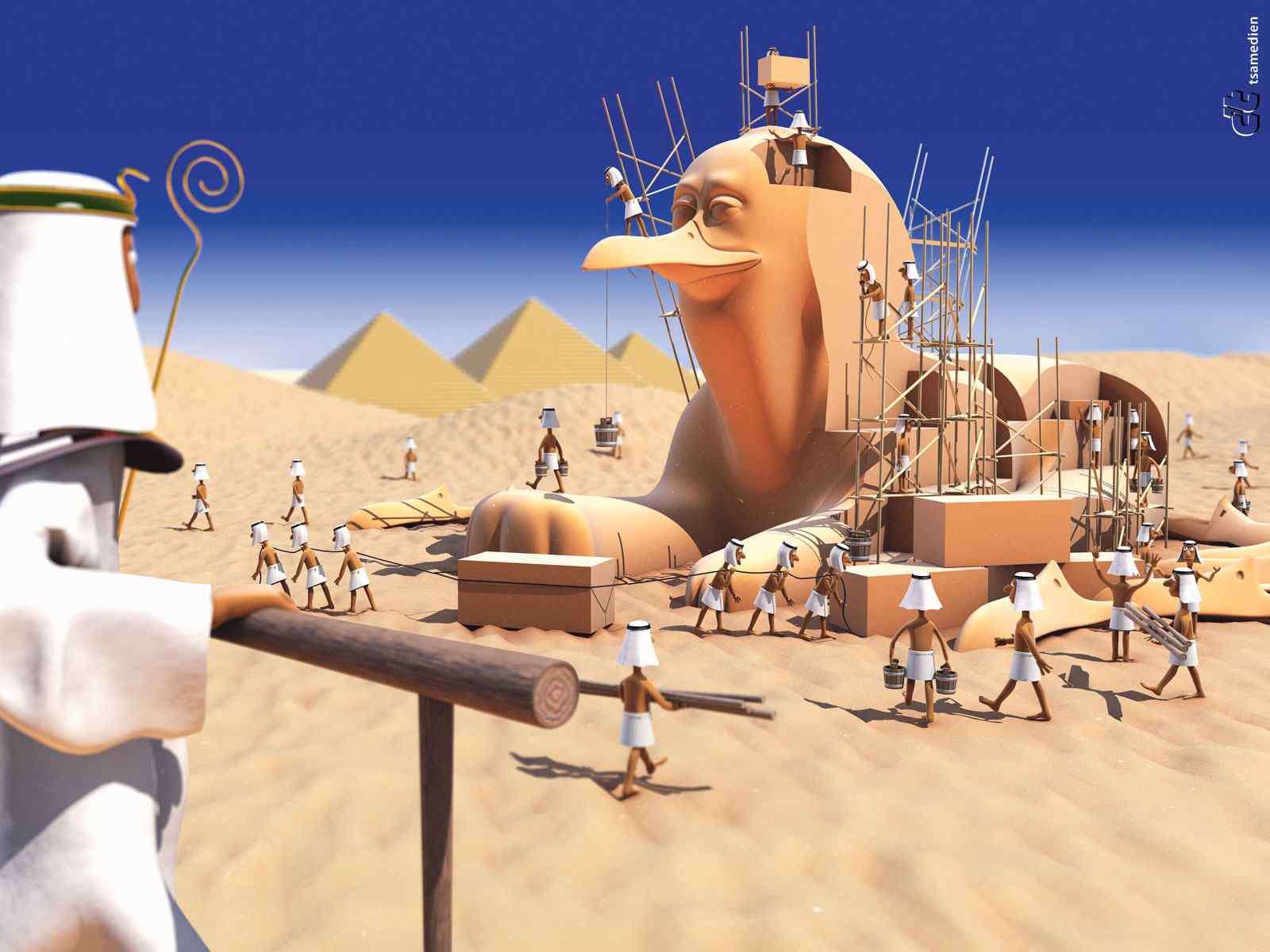 埃及金字塔的卡通插画图片素材_ID:317044032-Veer图库