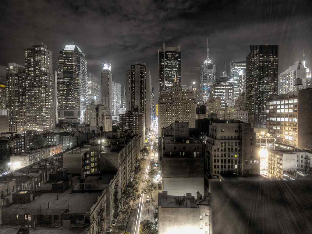 都市之夜壁纸-Cityscape