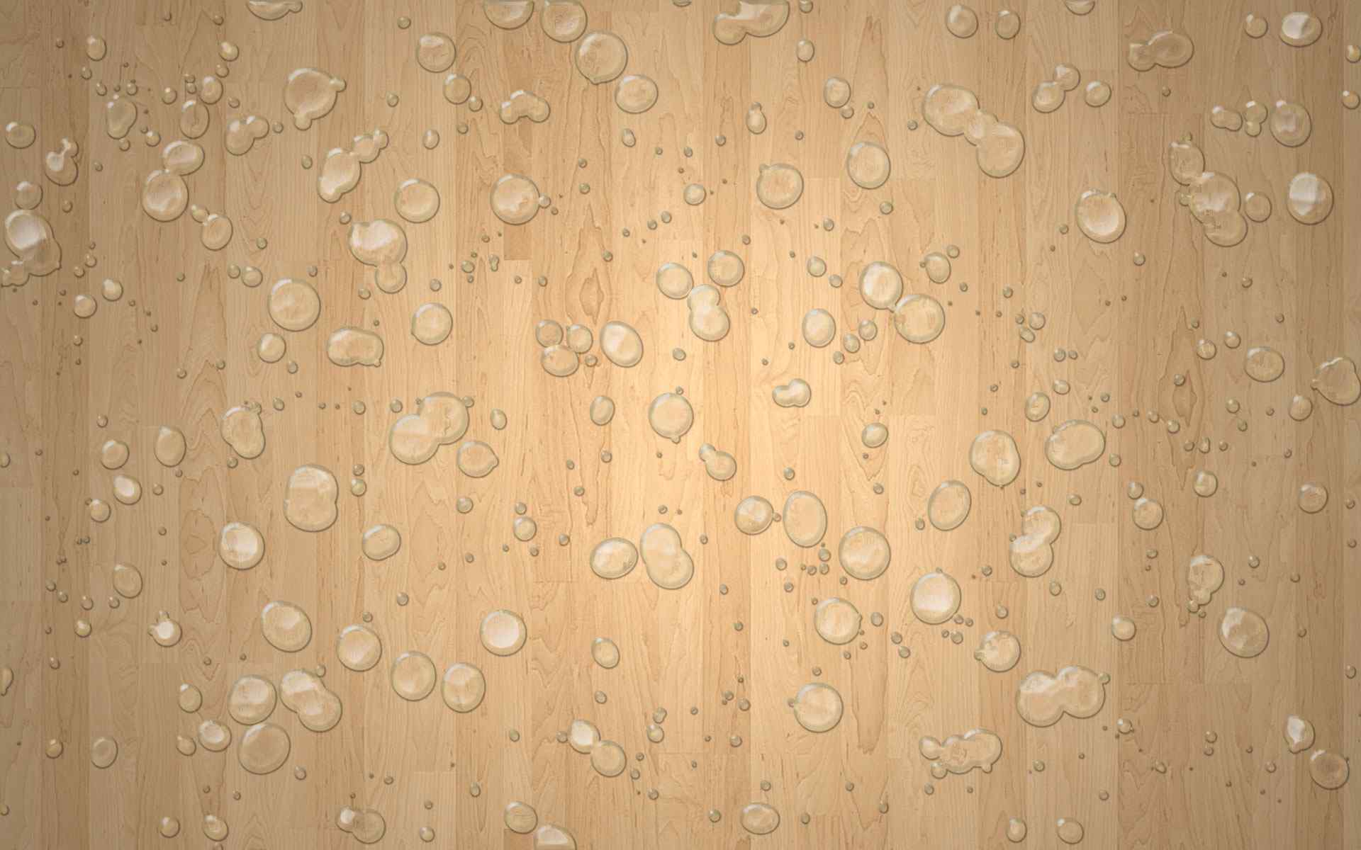 木板水珠设计壁纸