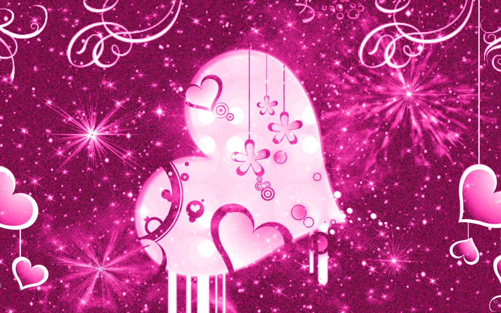 粉色浪漫情人节壁纸