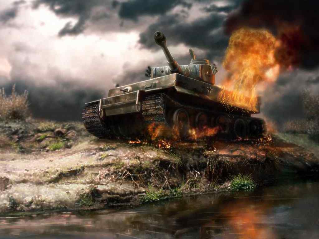 坦克靡丽战场壁纸