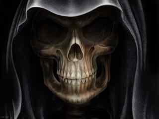 恐怖骷髅电脑壁纸-Death Skull