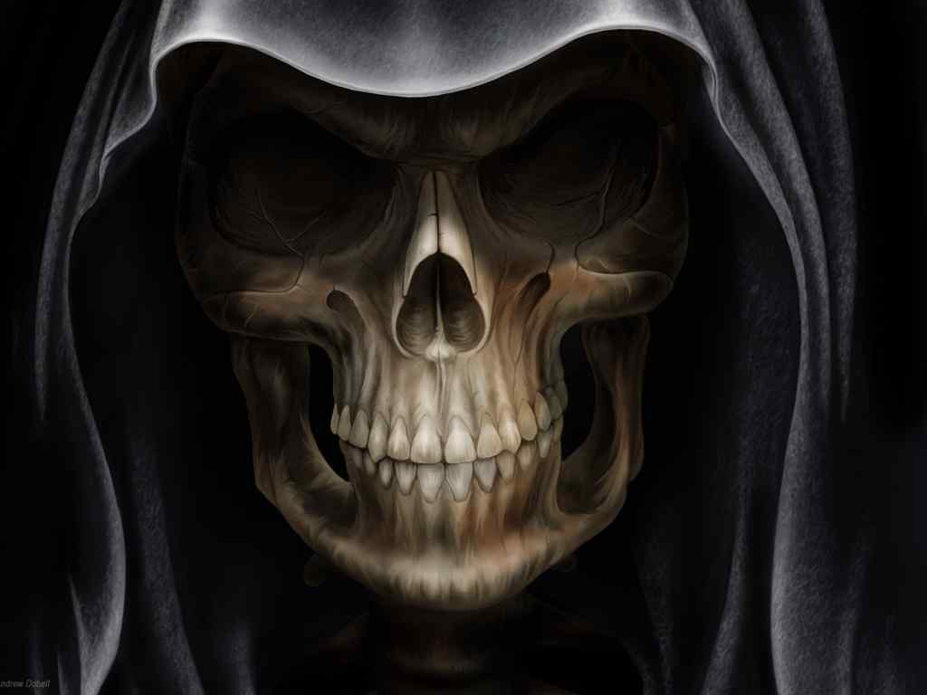 恐怖骷髅电脑壁纸-Death Skull