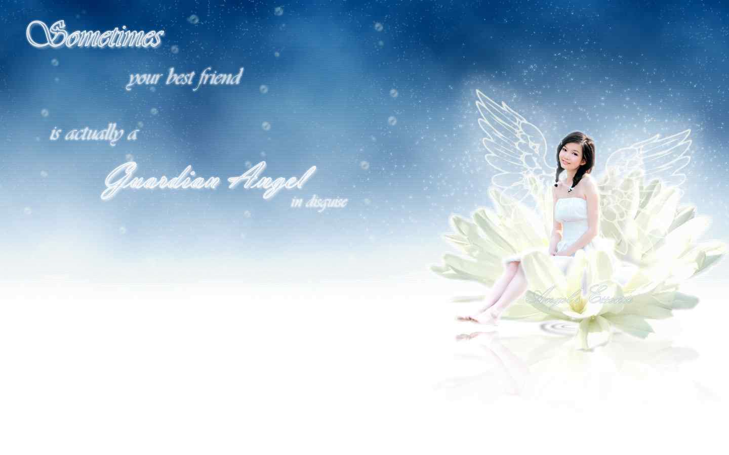 天使美女壁纸