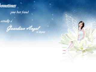 天使美女壁纸