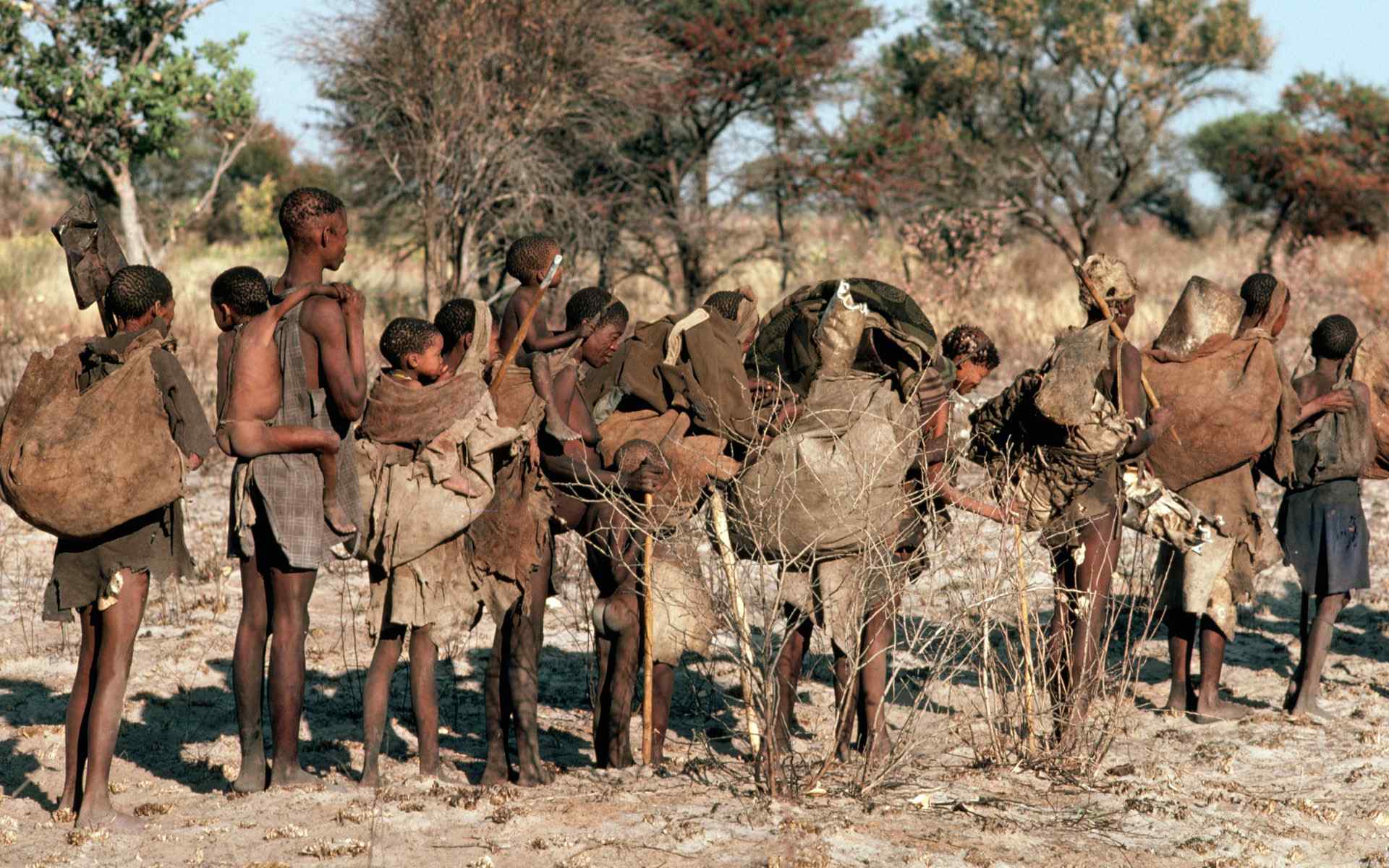 非洲部落人群特写壁纸