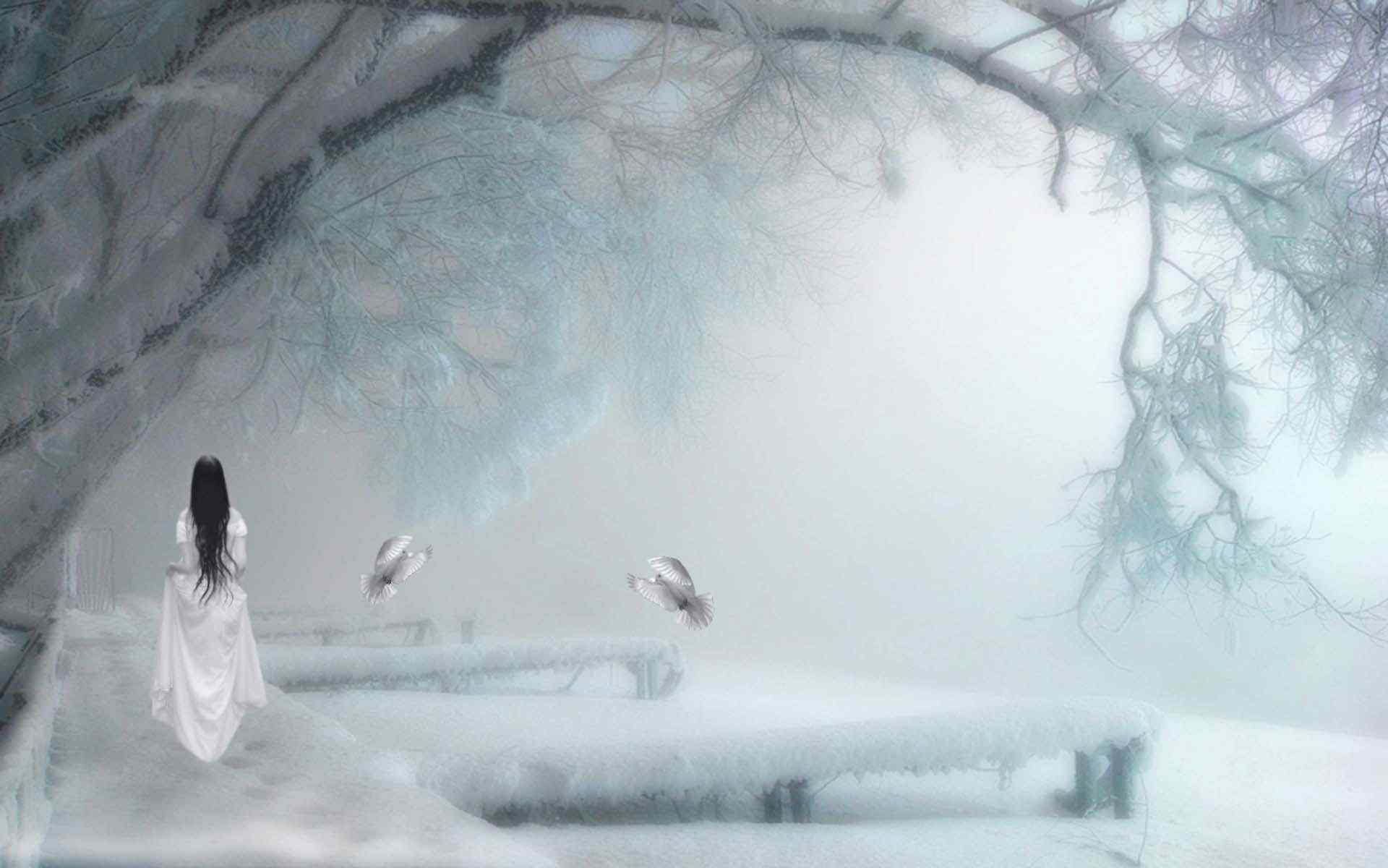 冬季梦幻雪景壁纸