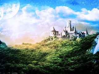 梦幻城堡风景壁纸