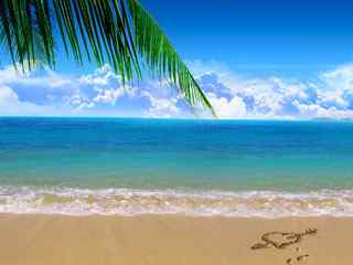 热带海滩风情壁纸