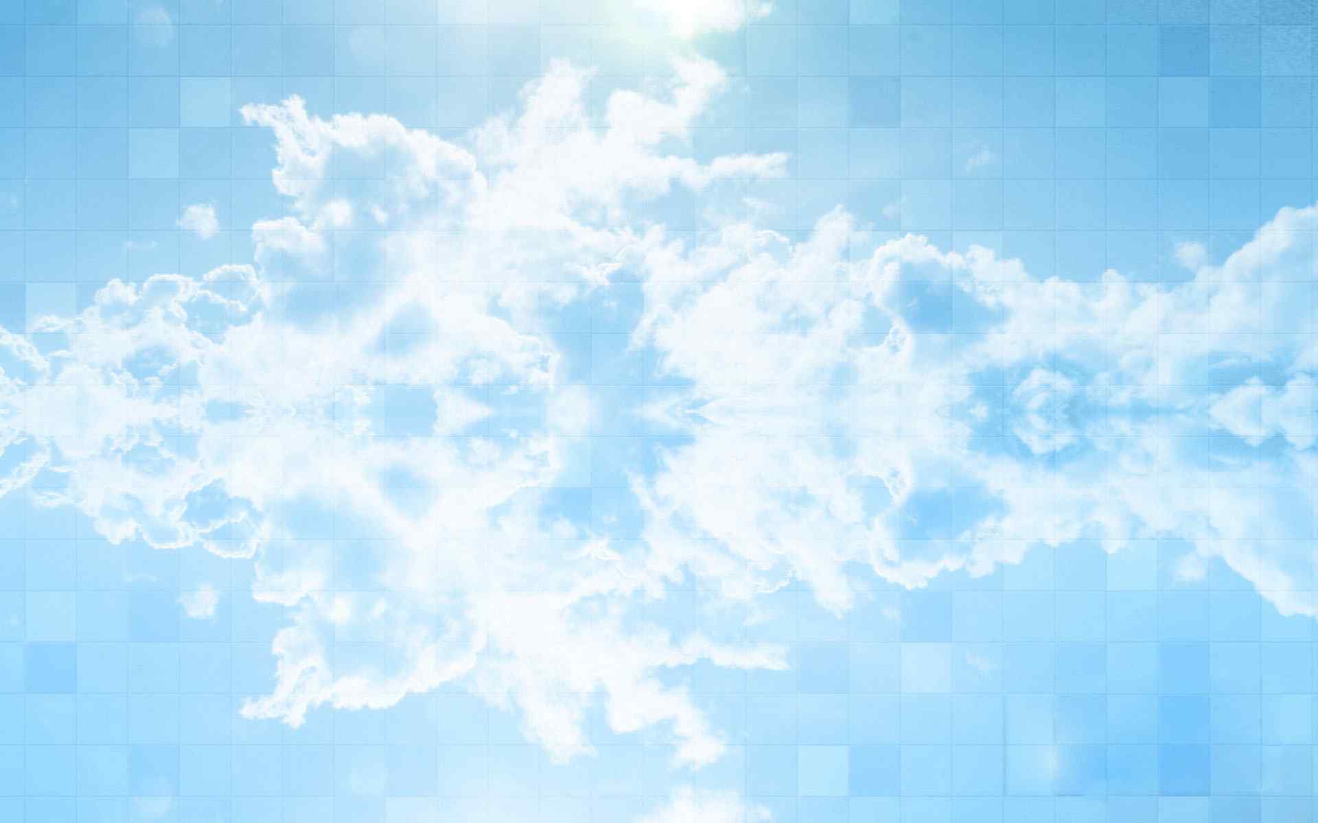 蓝天白云风景壁纸