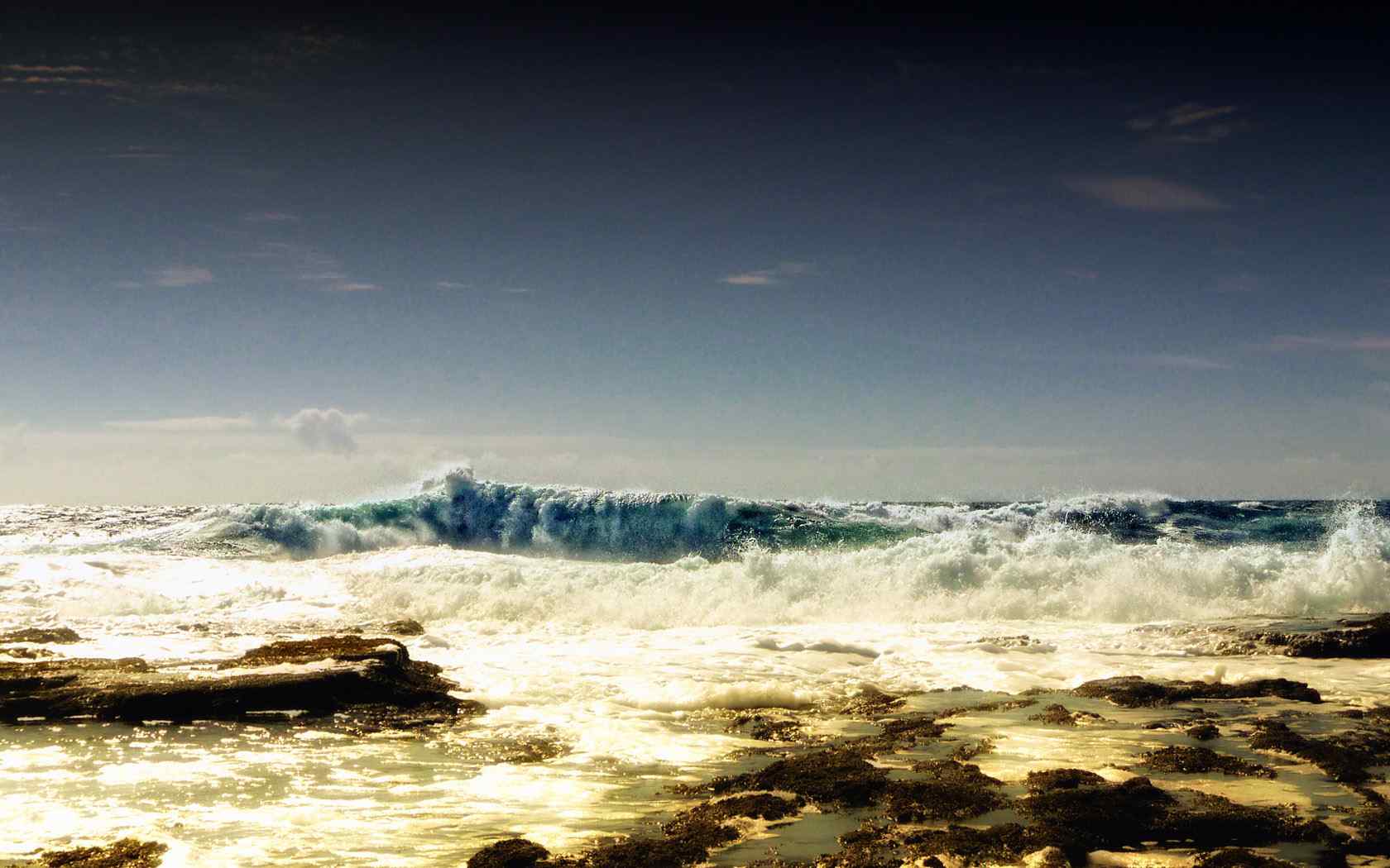 海浪摄影壁纸