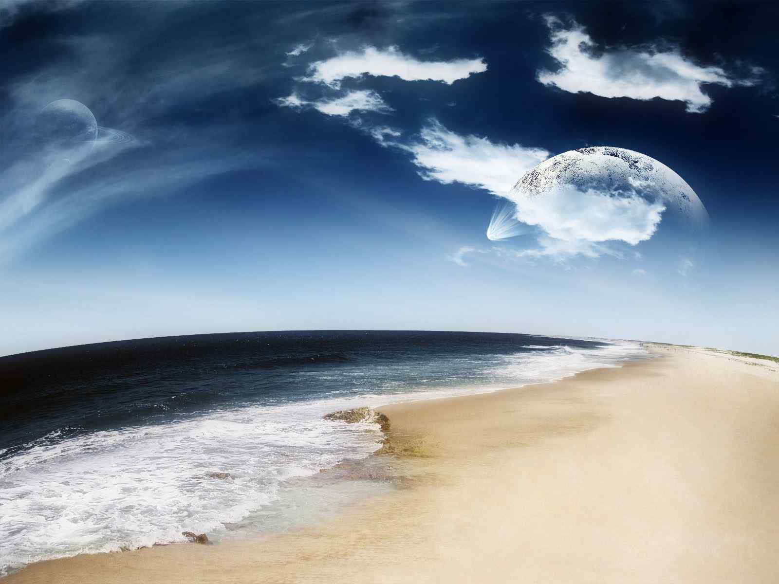 沙滩海岸风景壁纸