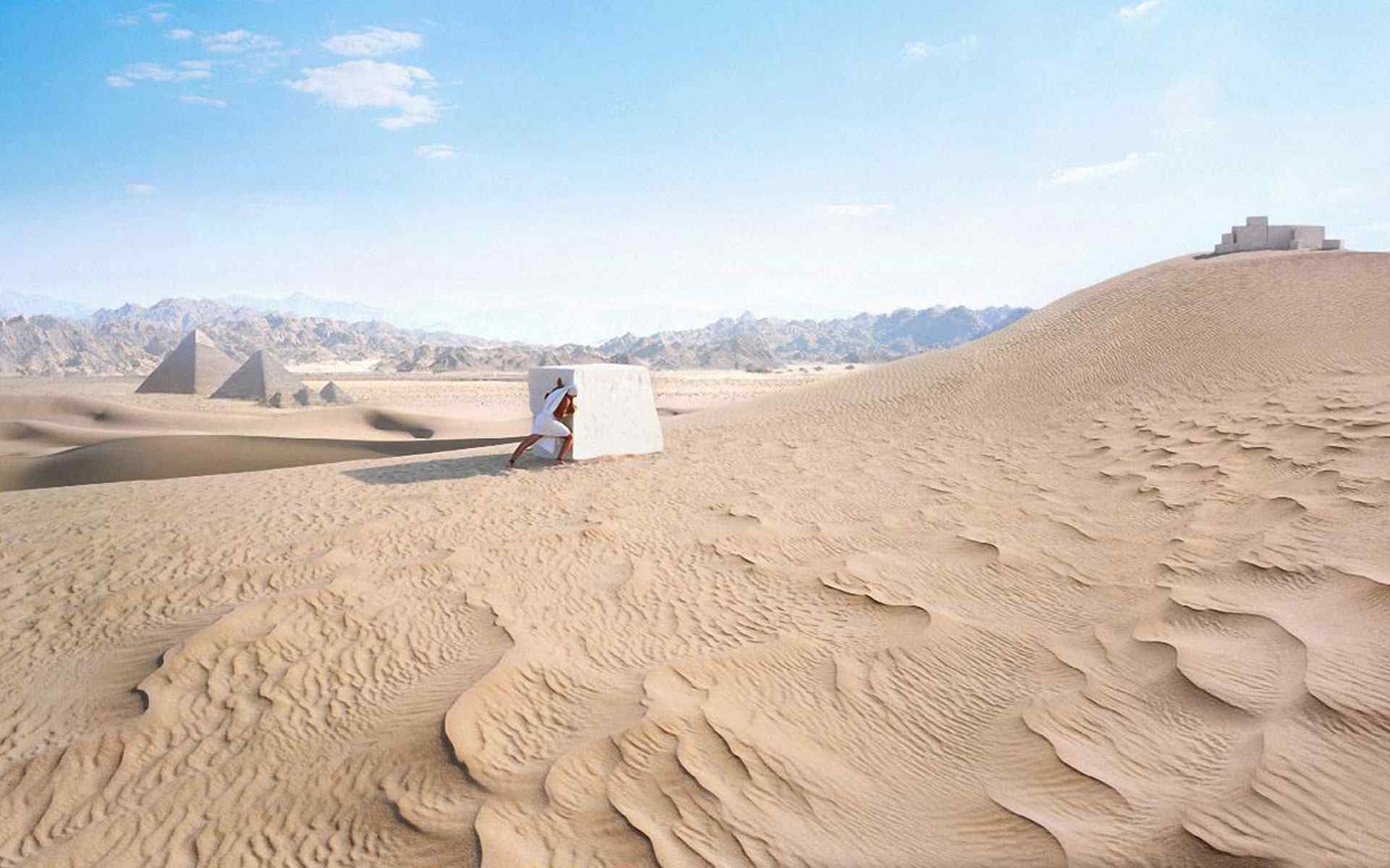 沙漠风景桌面壁纸