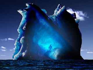 冰川海景风景壁纸