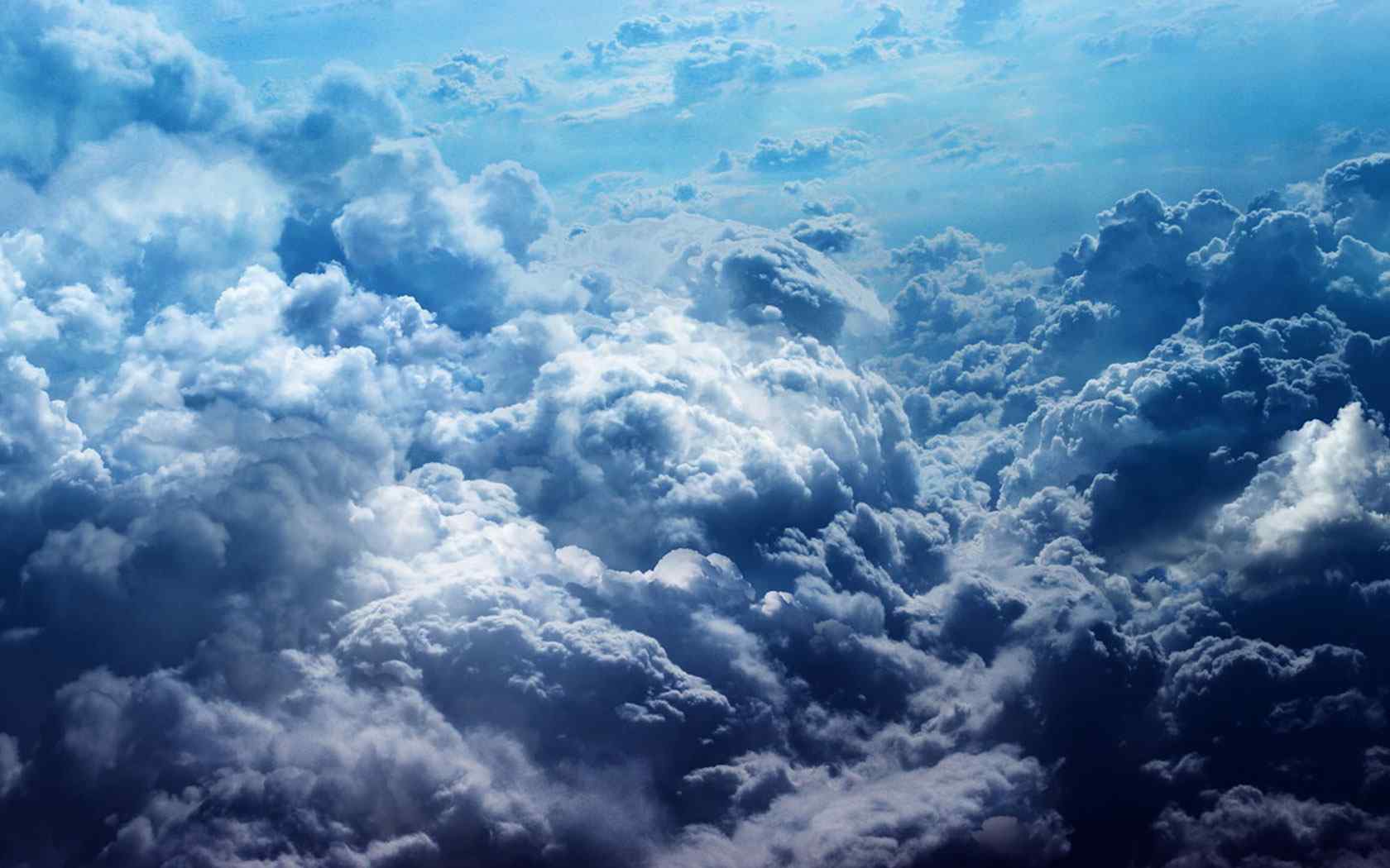 天空厚云层摄影壁纸