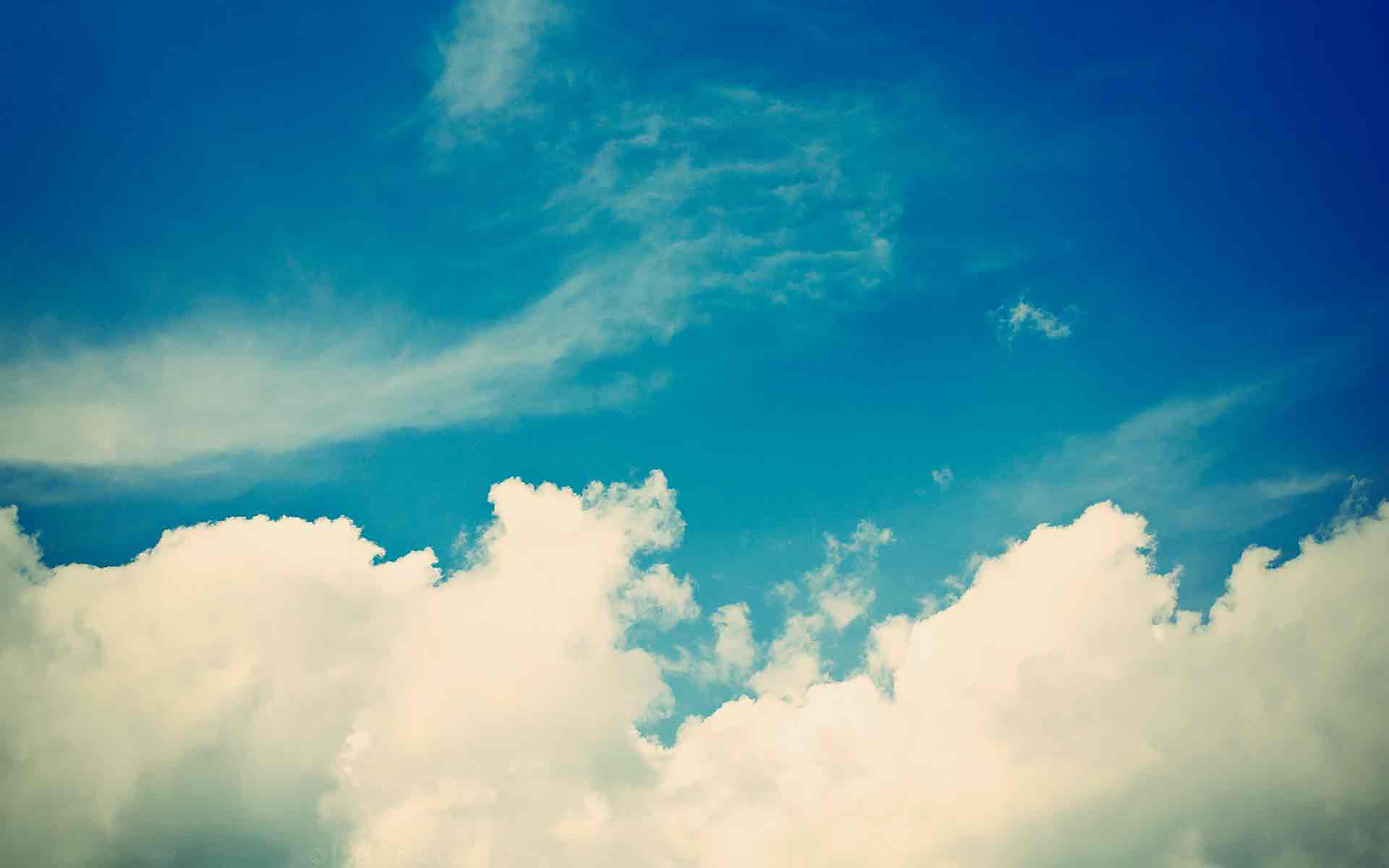 蓝天白云摄影壁纸