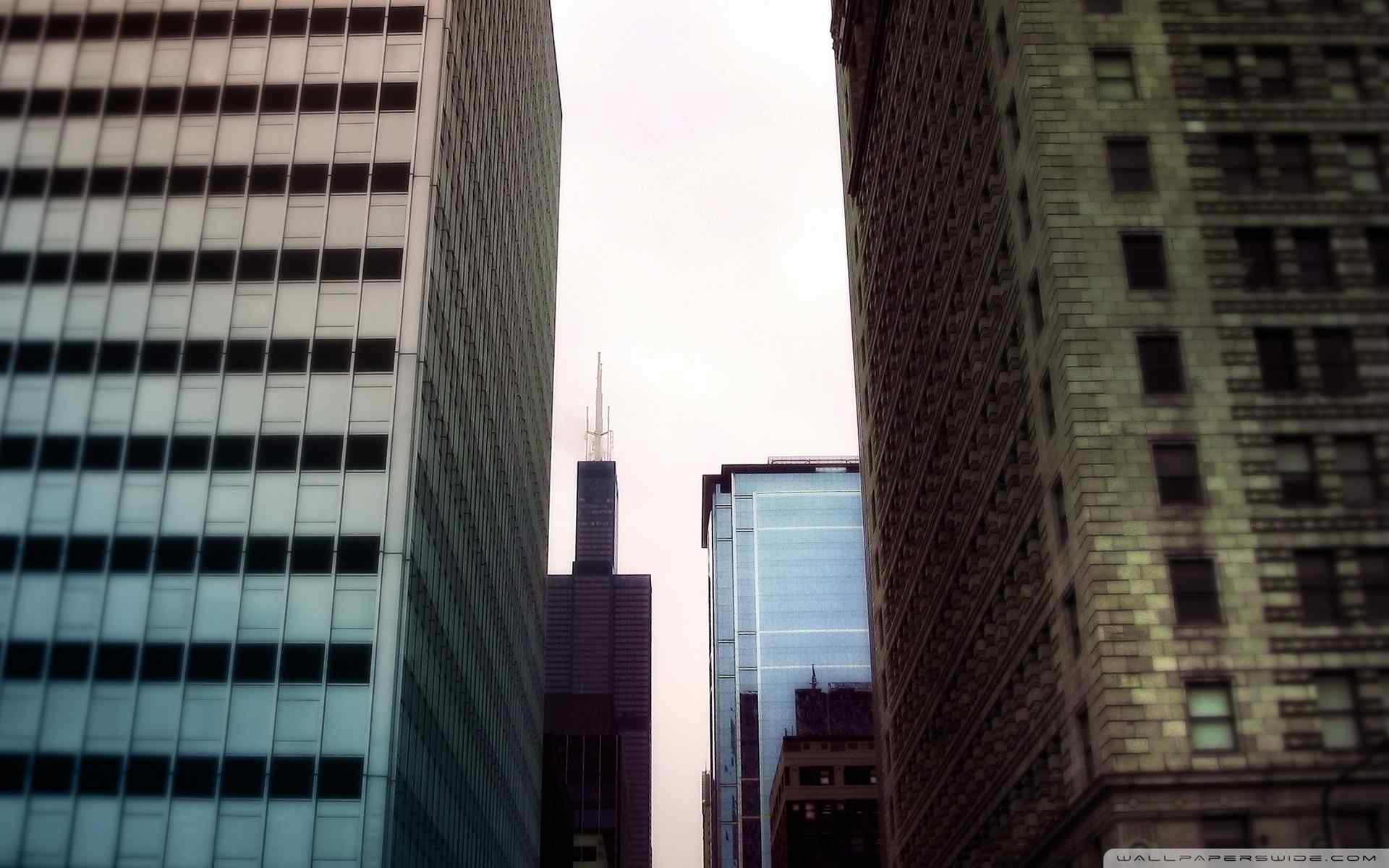 城市高楼摄影壁纸