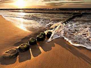 精选海滩日落风景壁纸