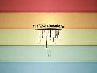 巧克力多彩壁纸 - It's like chocolate