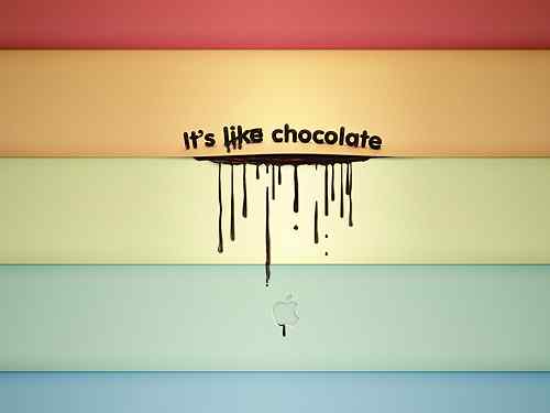 巧克力多彩壁纸 - It's like chocolate