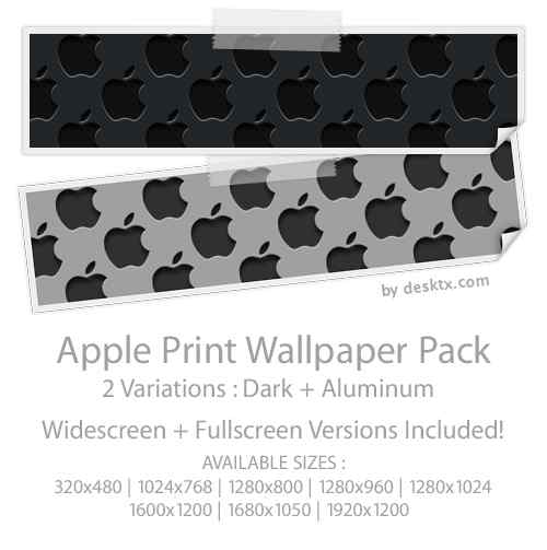 苹果纹理壁纸 - ApplePrint
