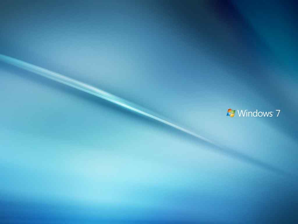 蓝色Windows 7壁纸