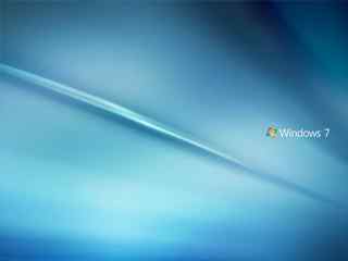 蓝色Windows 7壁纸