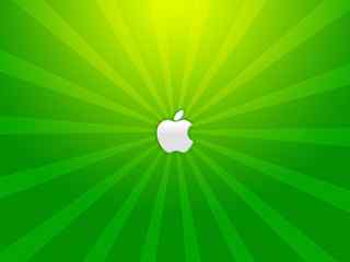 绿色苹果壁纸-Gre