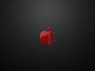 红色苹果系统壁纸